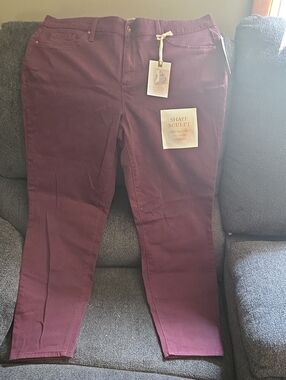 Jessica Simpson Skinny Jeans in Burgundy